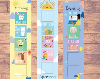 Tägliche Routine Charts Printable | Kinder Tägliche Aufgabe Printable | Aktivitäten Checkliste | Kinder Planer Bundle | Karten | Druckbare Download