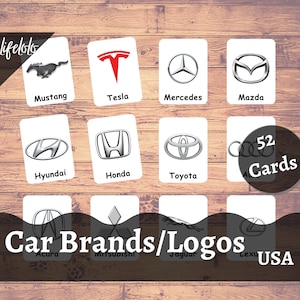 MOST POPULAR Car BRANDS LOGOS Decals Stickers Labels Full Set Free