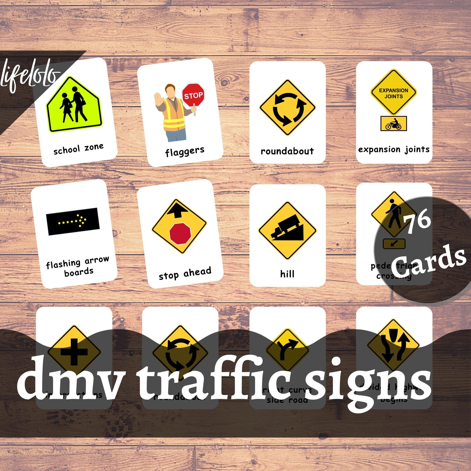 usa-traffic-signs-road-signs-test-flash-cards-dmv-permit-practice-test-printable-cards-street-signs-road-signals-printable-pdf-download-etsy