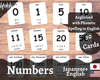 Numbers in Japanese, 30 Flash cards, Toddler Games, Montessori Math, Math Games, Counting Cards, Finger counting Printable