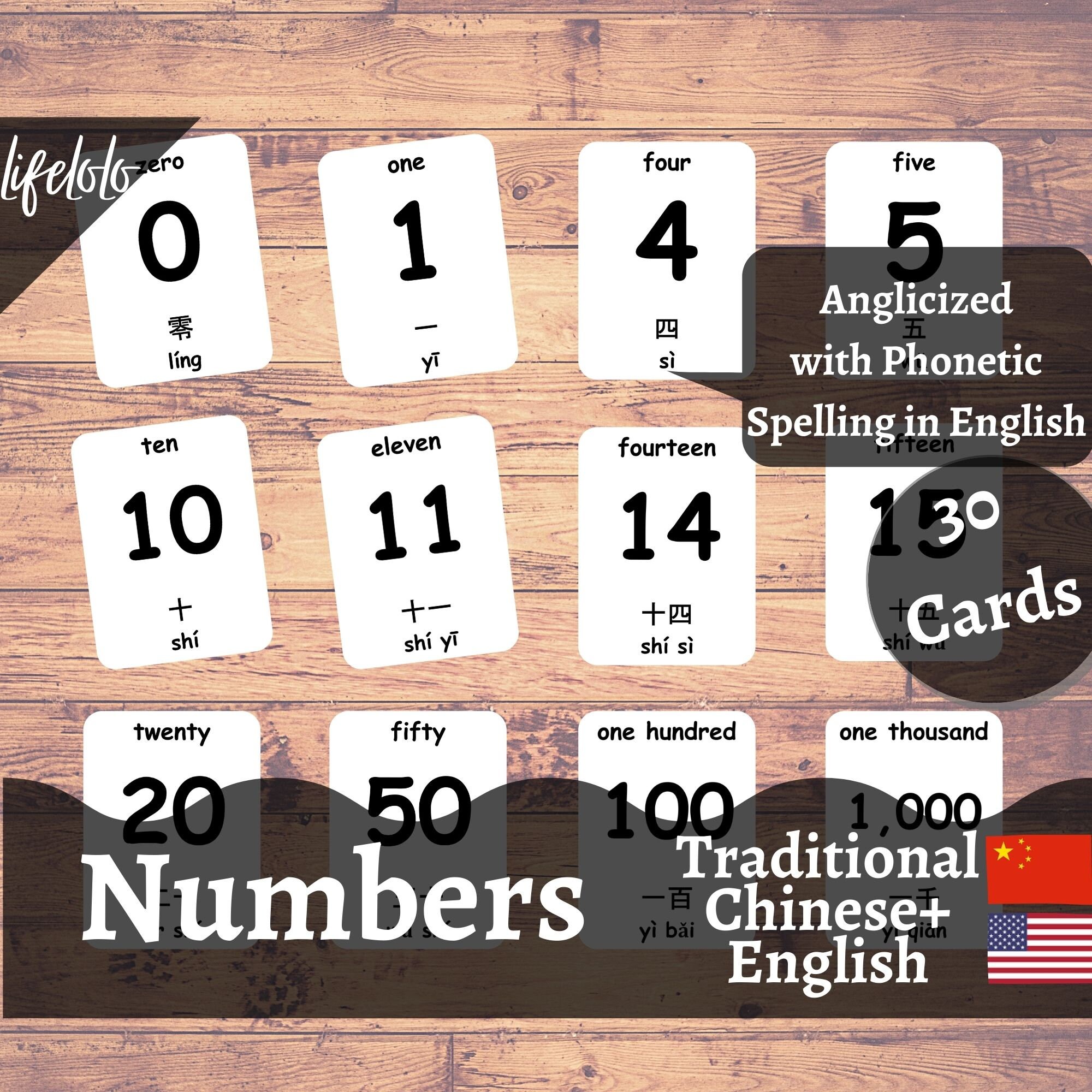Traditional Chinese Numbers 30 Flash Cards Toddler Games - Etsy India
