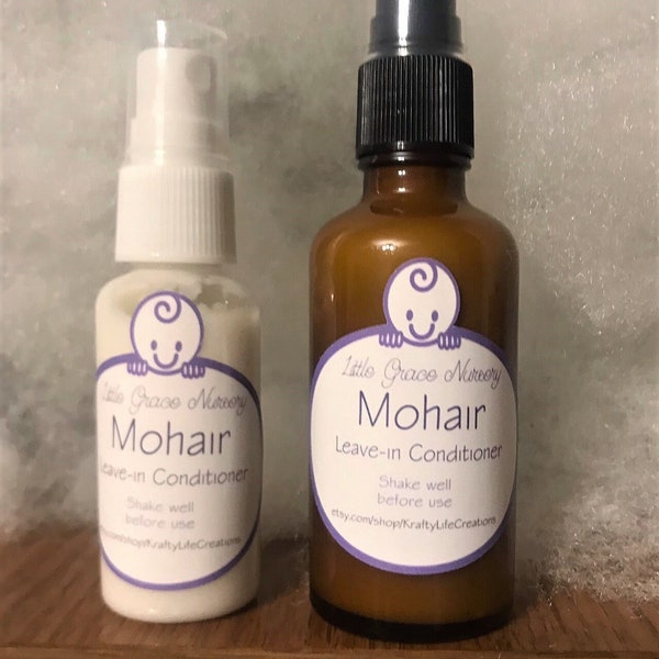 Homemade, All Natural, Miracle Mohair Leave-in Spray Conditioner