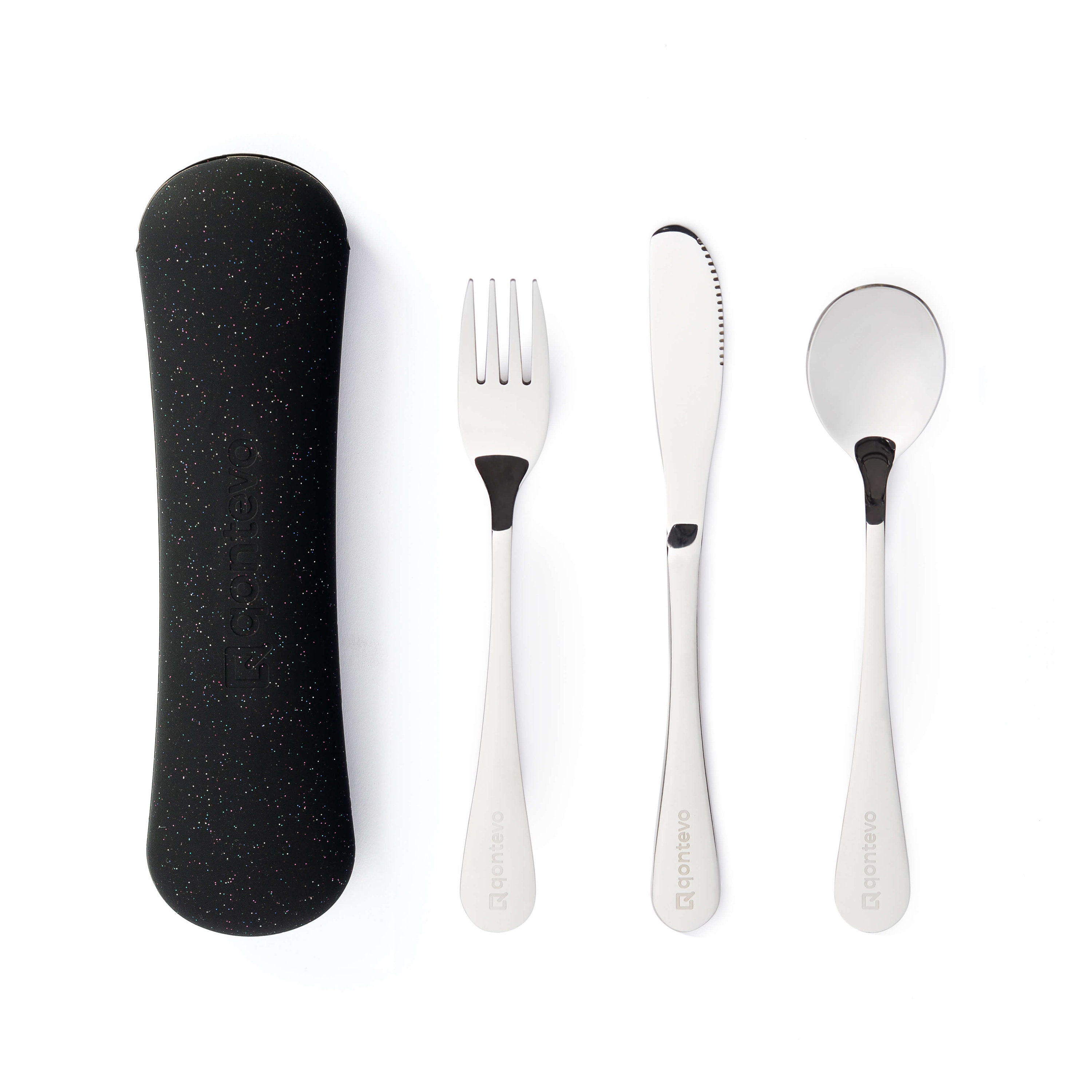 Compact Travel Utensil Set With Case Etsy