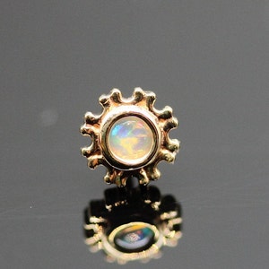 BVLA Pin with firenze 4.5 mm 1.5 mm center bezel