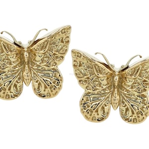 Anatometal Butterfly threadless ends are made out of solid 18k Gold