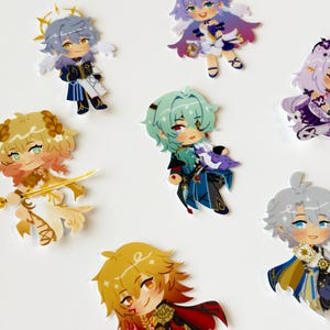 honkai star rail amphoreus (etc) vinyl stickers