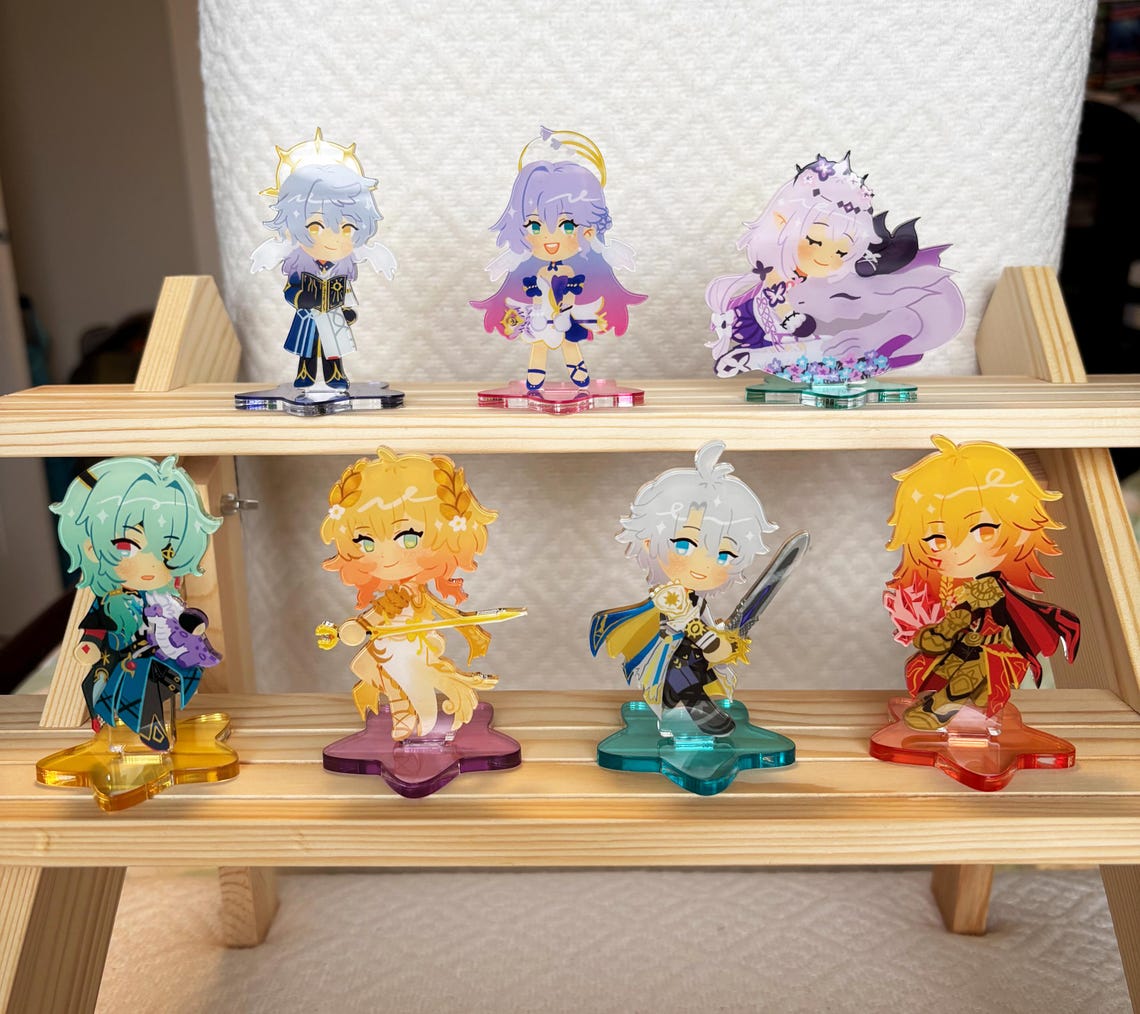 Color Standee Mini Honkai Star Rail Amphoreus (etc) Mini Standees - Etsy