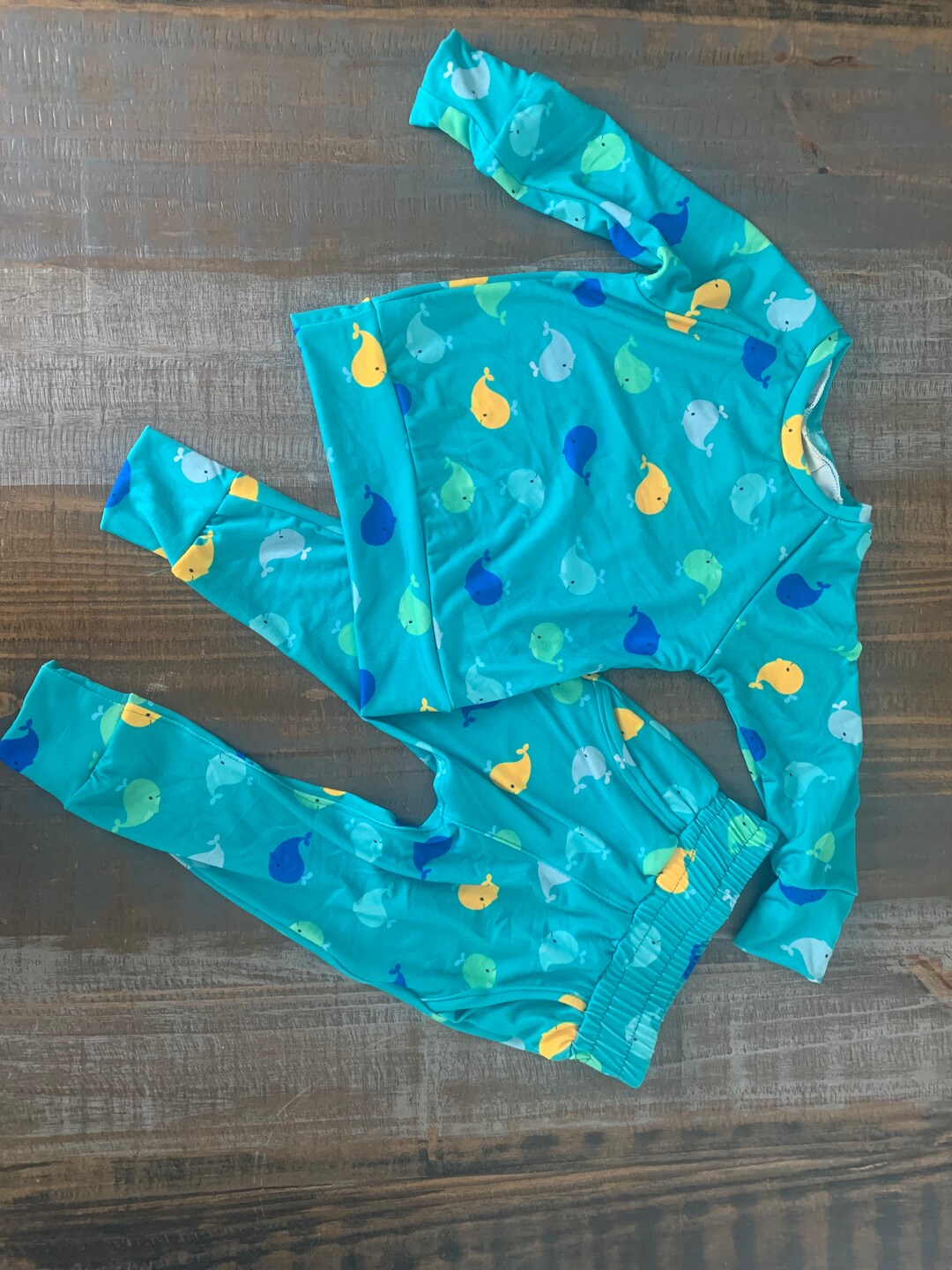 Bamboo Kids Clothing. Handmade Raglan Top, With Jogger Style Bottoms