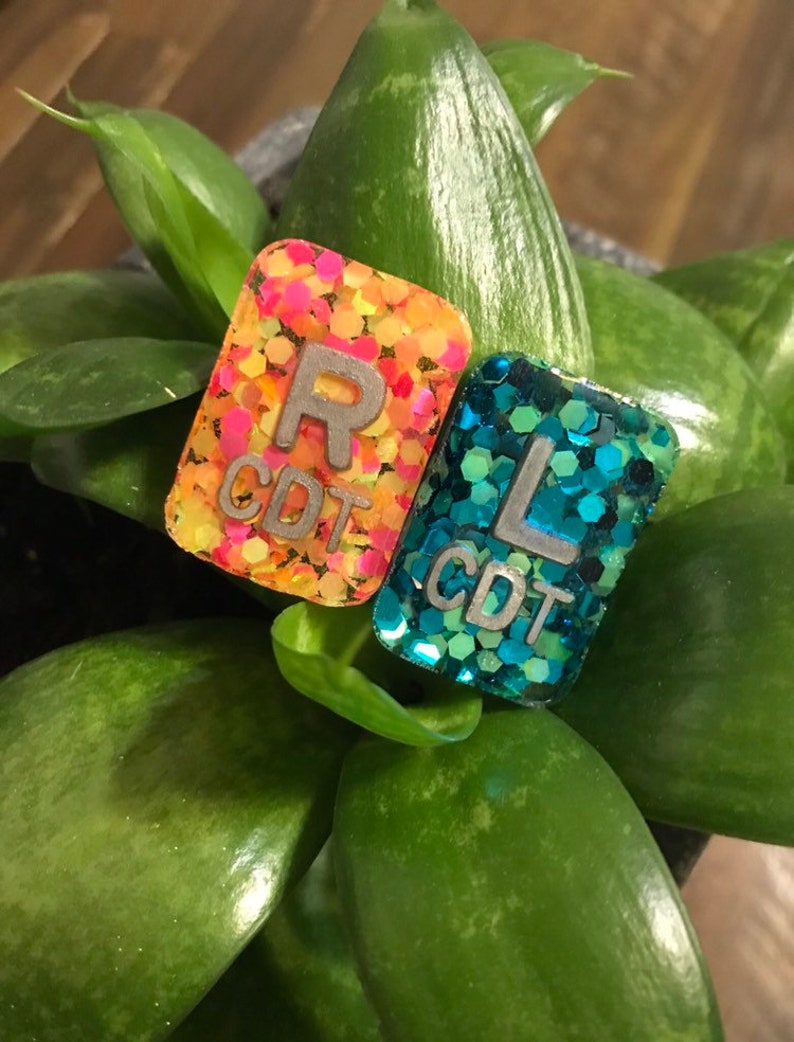 TieDye Chunky Glitter Xray Marker Set Etsy