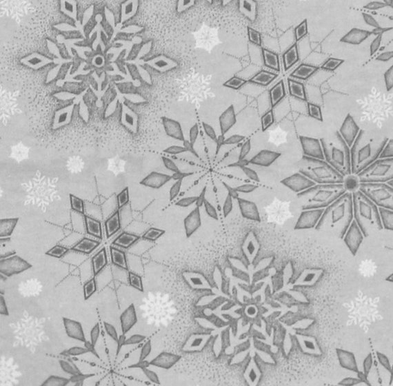 Grey Snowflakes 2 Ply UnPaper Towels 6 Pack