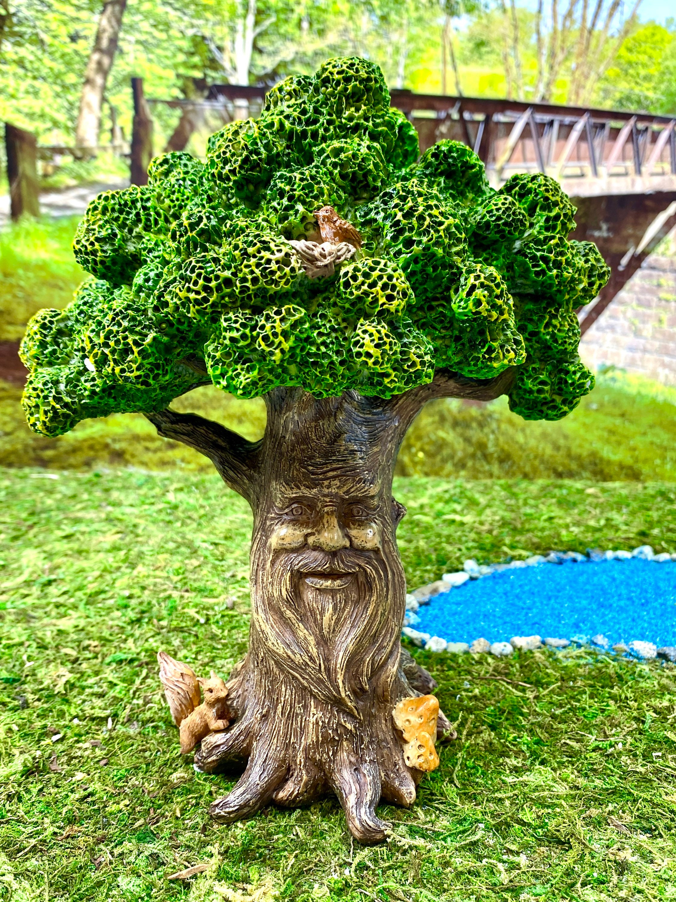 Wise Old Tree Fairy Garden Miniature Tree Old Man Face 