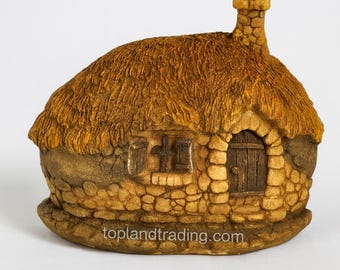 Miniature Micro Stucco House, Fairy Garden House, 3" Long, Terrarium House, Miniature Village, Fairy Garden Supply, Fairy Cottage