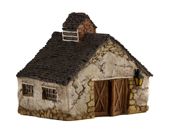 Miniature Fairy Garden Barn, Terrarium Barn for your Miniature Fairy Garden Village, 3" Tall
