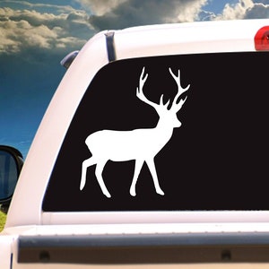 Deer, Elk, Big Game, Deer Antler, Car Sticker Decal, Hunter Gift, Hunting Life