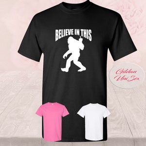Bigfoot Sasquatch Yeti Giving the Middle Finger, Flipping the bird Shirt