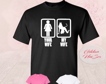 「あなたの妻、私の妻、ヴィクセン・キティ・キャット」Tシャツとタンクトップ