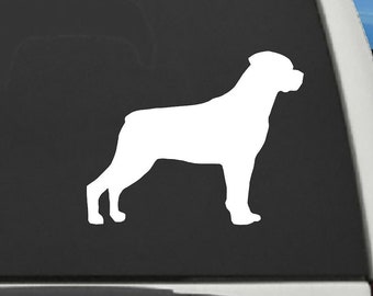 Rottweiler Decal Sticker: Dog Breed Car Window Decor