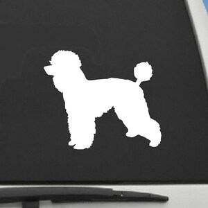 Poodle | Dog Pet | Decal Sticker for windows, computers, flat surface
