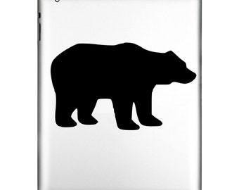 Bear Vinyl Decal: Waterproof Outdoor Sticker for Car, Laptop, Water Bottle