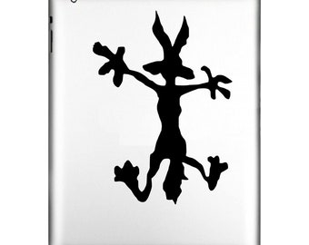 Wylie Coyote Splat | Cover Car Dent | Decal Sticker anything with a flat surface