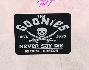 Mouse Pad | Classic Movie Goonies Never Say Die Pirate | Mousepad | Mouse Mat