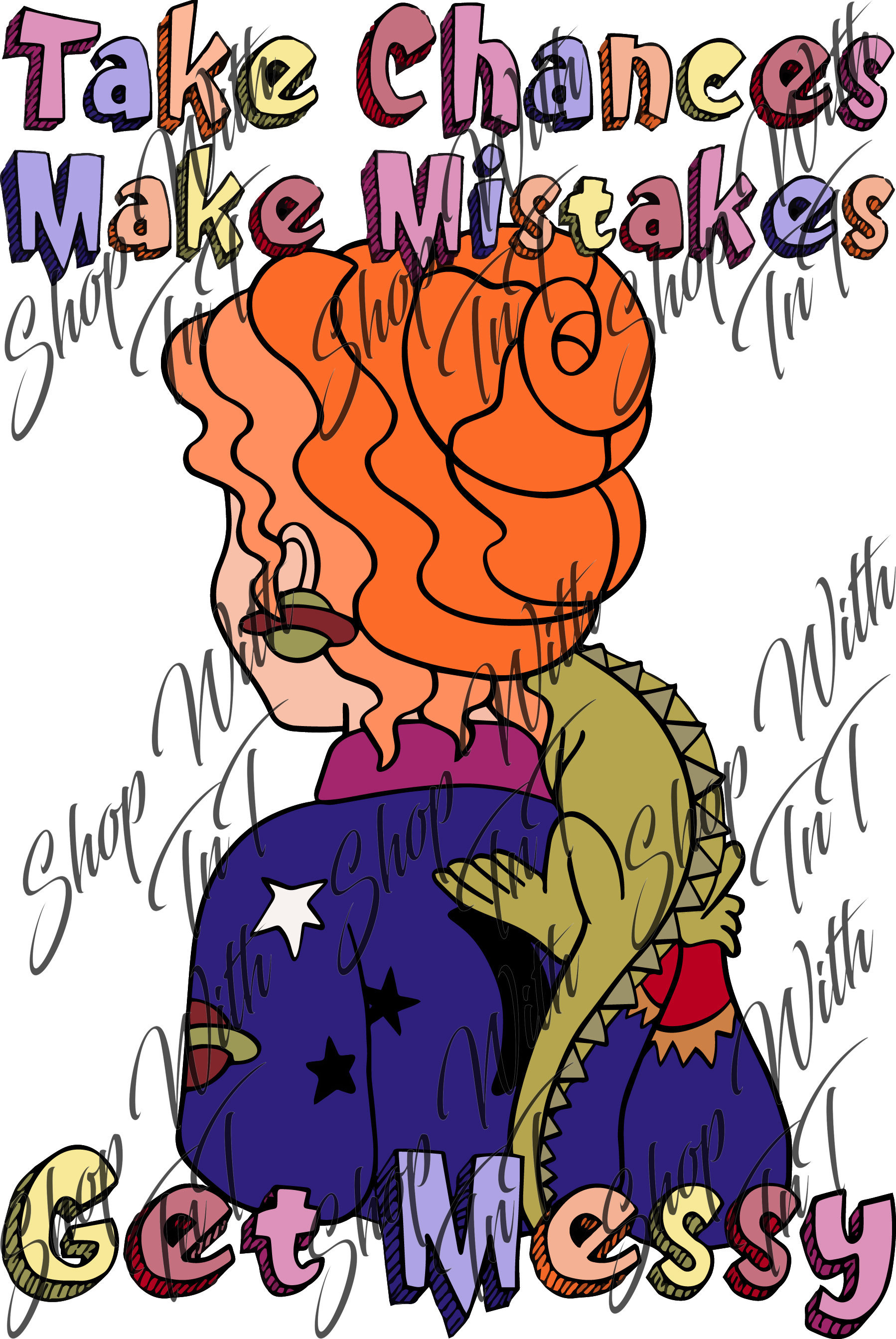 Magic School Bus Miss Frizzle Get Messy Digital Png Etsy