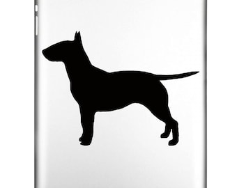 English Bull Terrier Decal: Permanent Vinyl Sticker for Car, Laptop