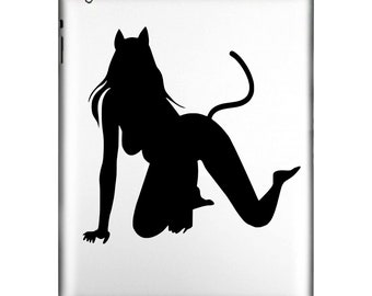 Sexy Vixen Kitty Cat  | Decal Sticker | Truck, Cars, Windows, computers, flat surfaces