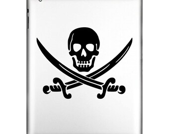 Skull Crossbone | Sticker Decal windows, car, truck, boat decal, computers, flat surfaces