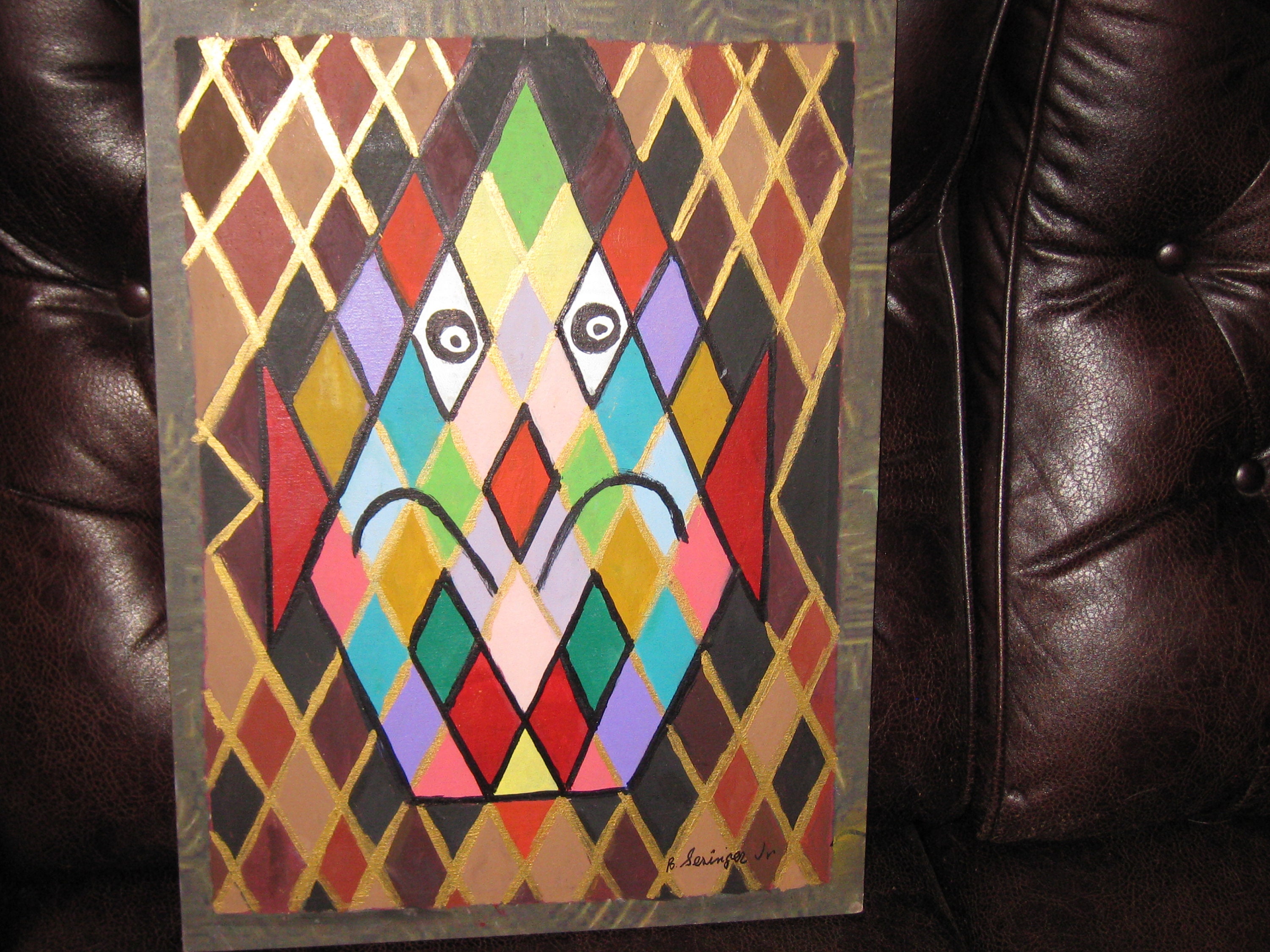 Faces Made From Triangles Triangle Art Face
