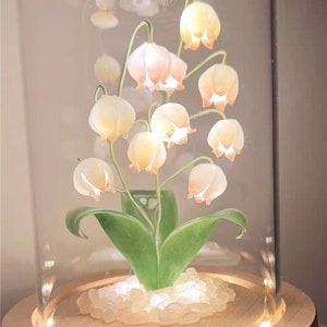 Bell orchid night light,Lily Of The Valley Night Light Lamp,indoor rare plants desk lamp,Bedroom Decoration,Fairy Lamp,Valentine's Day gifts