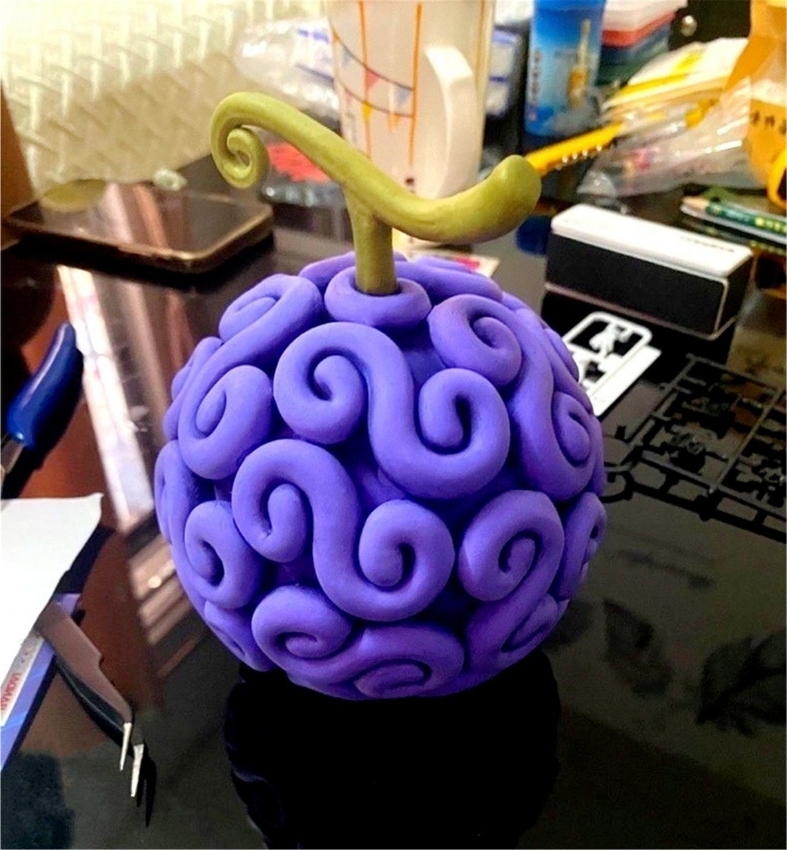 Purple Devil Fruitrubber Fruit Ornamentability Devil Fruit Etsy