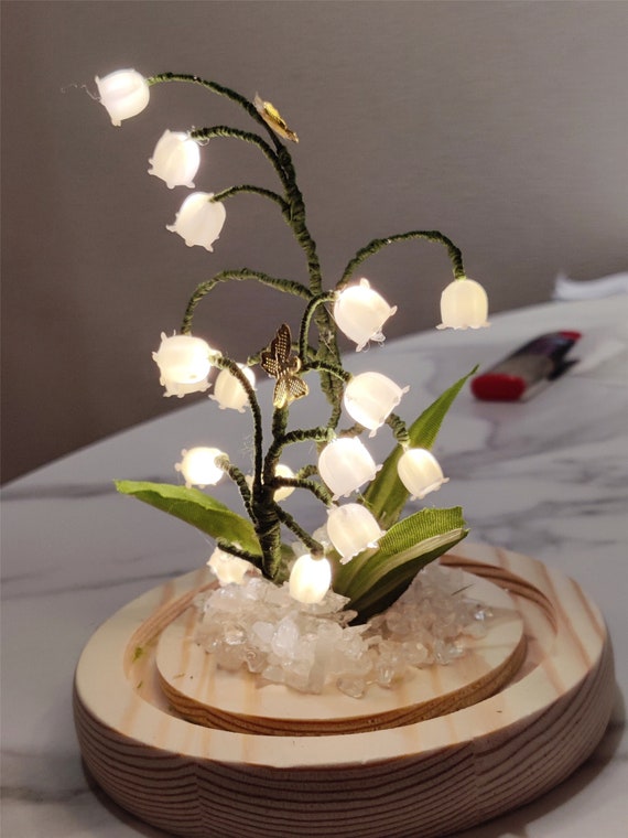 Bell Orchid Night Light,lily of the Valley Night Light Lamp,indoor