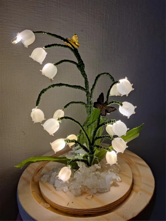 Bell Orchid Night Light,lily of the Valley Night Light Lamp,indoor