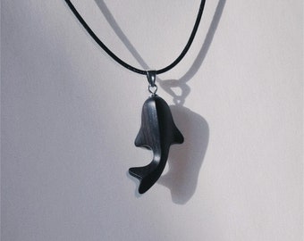 Whale Shark Necklace Wooden Fish Necklace Custom animal Whales necklace handcrafted dolphinfish pendants wood symbolic fish Dolphin jewelry
