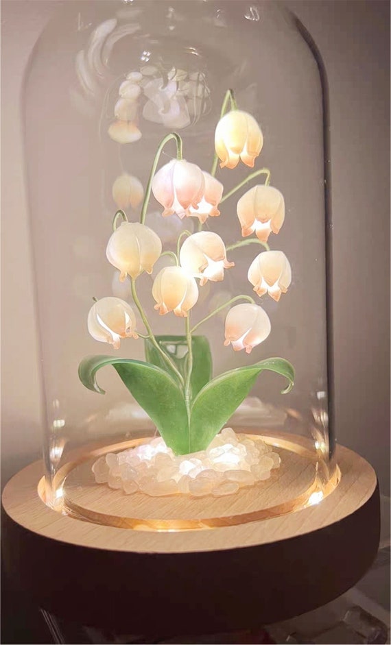 Bell Orchid Night Light,lily of the Valley Night Light Lamp,indoor