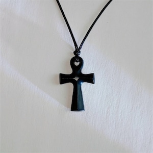 Cross Necklace Lucky Necklace Anxiety Pendant Cross Necklace Jesus Necklace Cross Pendant Aperture Charm Redemption Necklace Couple Necklace