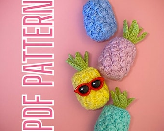 CROCHET PATTERN: "Tropico the Tiny Pineapple" PDF Pattern