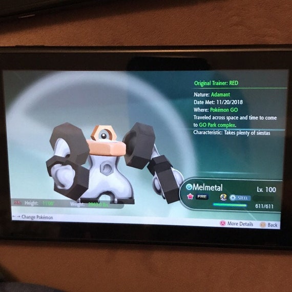 Shiny Melmetal Pokemon Lets Go Pikachu Nintendo Switch Cheap Pokémon Lets Go Eevee