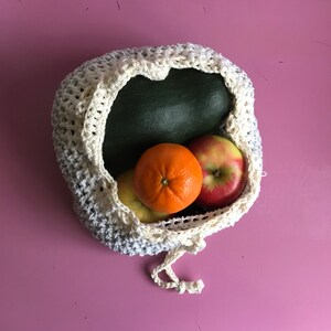 Crochet shopping bag
