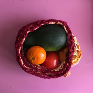Crochet shopping bag