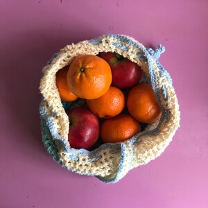 Crochet shopping bag