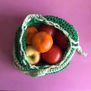 Crochet shopping bag