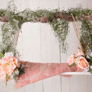 Floral Swing Digital Background