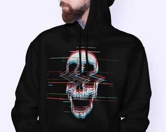 Mens NOFX 30 Years Skeleton Punk Rock Band No Pockets Hoodies Personalized Hooded Sweatshirt