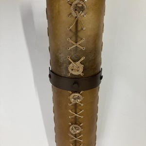 Rustic Rawhide Wall Sconce    #1033