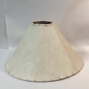 Handcrafted Rawhide Lamp Shade - 18"   #1073