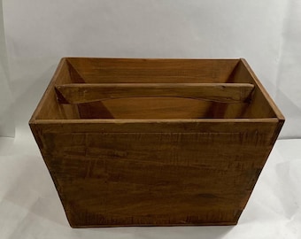 Vintage Wooden Carrier with Center Handle      #767-G