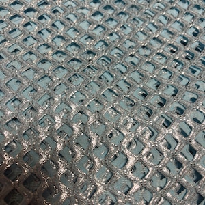 Spandex-Metallic Stretch Fishnet fabric-Stretch-Swimsuit Coverup