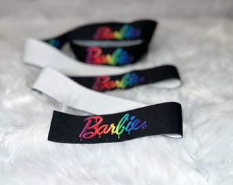 Faixas elásticas coloridas faixa de cintura elástica cinto elástico jacquard elástico headbands dancewear guarnição suor conjuntos largos elásticos headbands